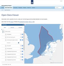 Kaartlaag maritieme grenzen