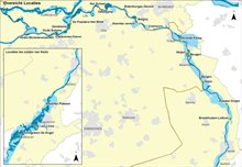 NVO Maas - Overzicht van locaties waar in de periode 2008 - 2017 morfologie, aquatische en terrestrische ecologie - uit het rapport Buijse e.a. (2019)