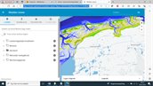 Screenshot van de Wadden viewer